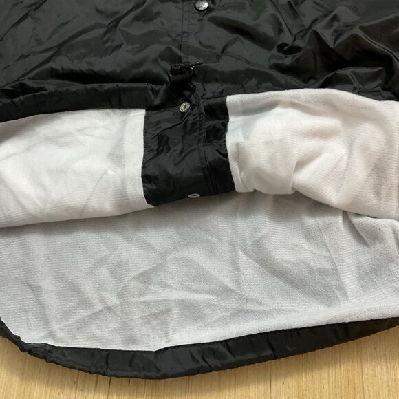 National Patrol Coach Mens Navy Black Nylon Snap Button Jacket Size Medium New - Picture 5 of 6